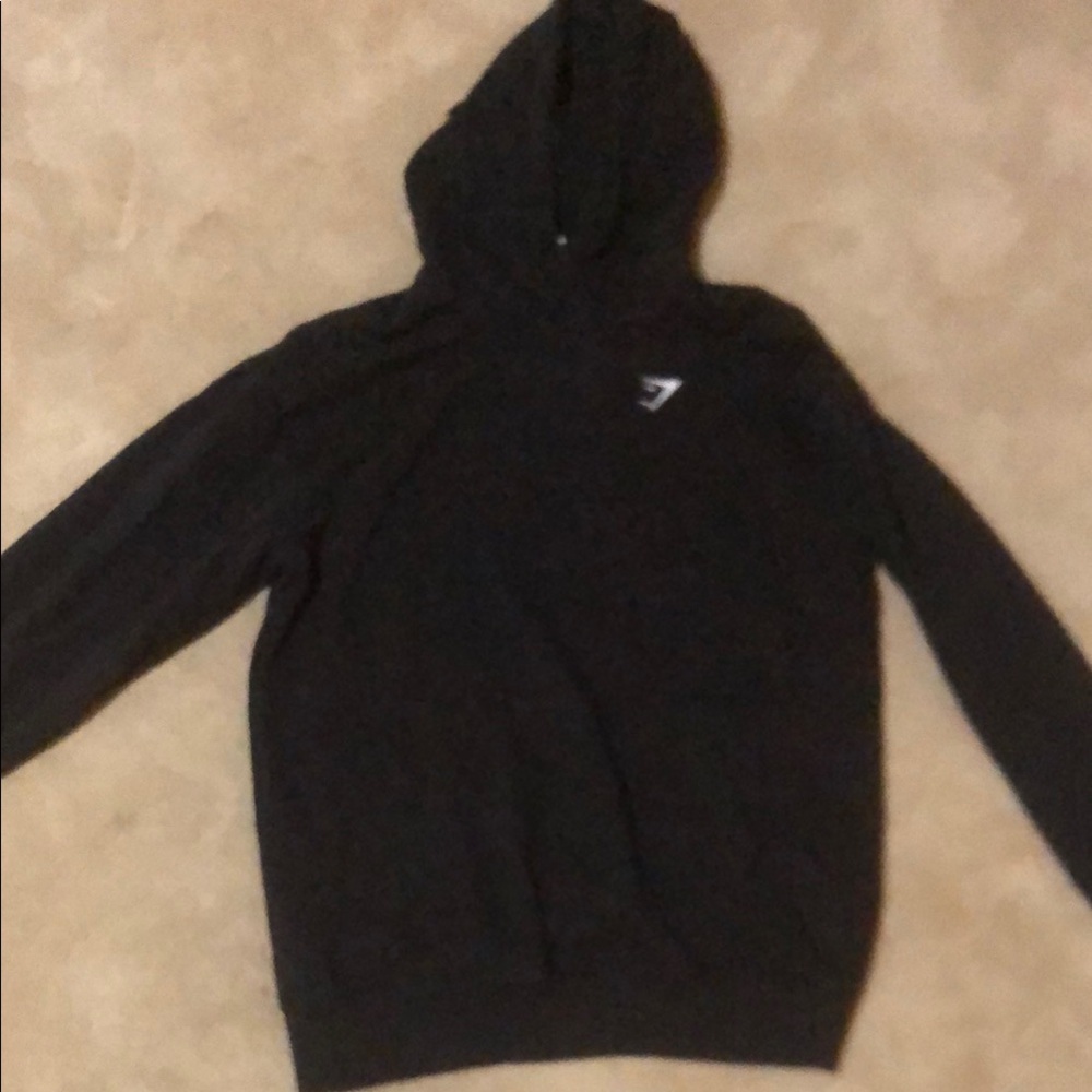 Men's Black Hooded Sweater - Gymshark